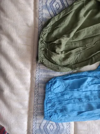 2 Pantalones Harem Talla Única (S-M)