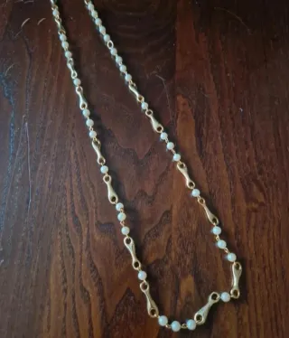Collana donna oro e perle