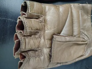 Guantes de cuero Salter Moto Marrón