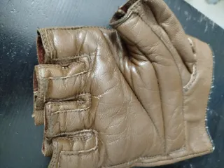 Guantes de cuero Salter Moto Marrón