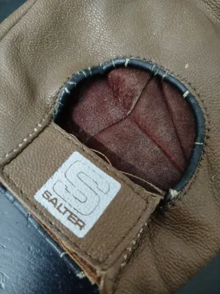 Guantes de cuero Salter Moto Marrón
