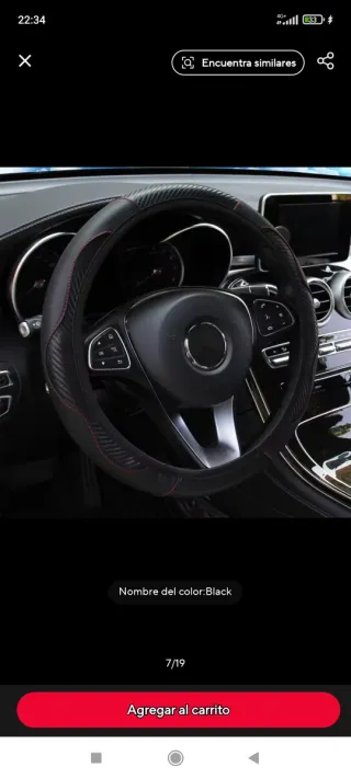 Funda Volante Negra para Coche