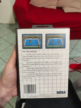 Pro Wrestling Master System PAL ITA Raro Completo