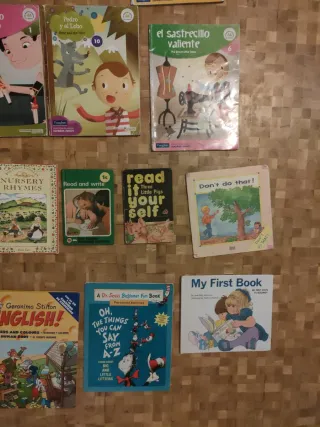 Lote de libros infantiles en inglés