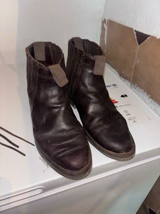 Polainas de cuero para montar