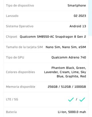 Samsung Galaxy S23 Ultra 512gb, Blanco cream.