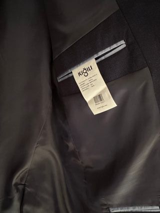 Blazer Kigili Azul Cuadros Talla M