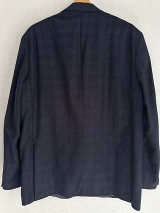 Blazer Kigili Azul Cuadros Talla M