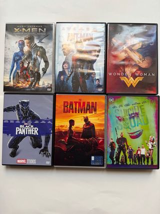 DVD Supereroi: X-Men, Ant-Man, Wonder Woman, Black