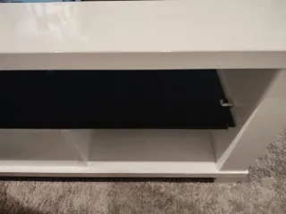 Mesita de salón elevable cristal y madera