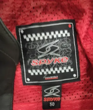 Chaqueta Moto Cuero Spyke Talla 50