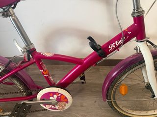 Bicicleta infantil BTWIN rosa