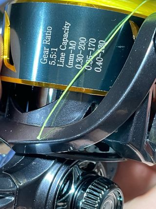 Carrete de pesca SW-H aluminio sin usar