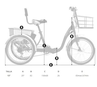 Triciclo Monty 608 Plegable