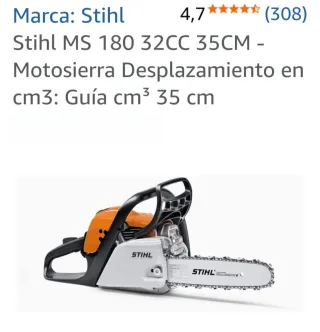Motosierra Stihl MS 180 32CC 35CM