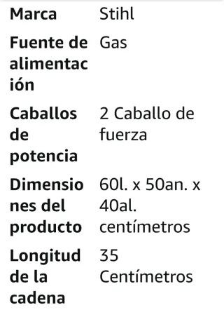 Motosierra Stihl MS 180 32CC 35CM