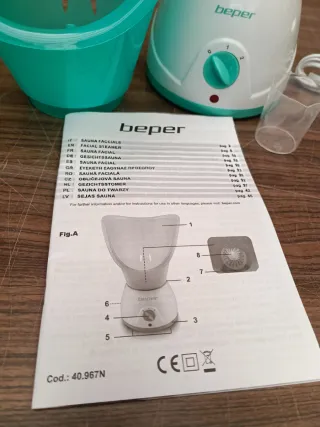 Beper Sauna Facial y Aromaterapia 2 Potencias