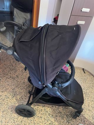 Silla de paseo ligera Mast M4 Plus Negra