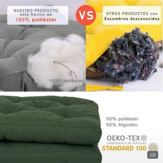 4 Cojines Verdes para Sillas Exterior 45x45