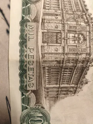 Billete 1000 Pesetas España 1971