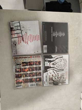Lote 4 CDs Rock Español