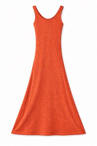 Vestido punto brillo MAKSU + chaqueta