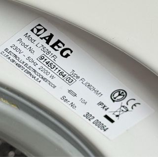 LAVADORA AEG PROTEX DE 8 KILOS