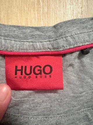Camiseta Hugo Boss Gris Talla L