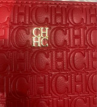 Cartera Carolina Herrera Roja Sin Estrenar