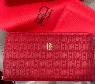 Cartera Carolina Herrera Roja Sin Estrenar