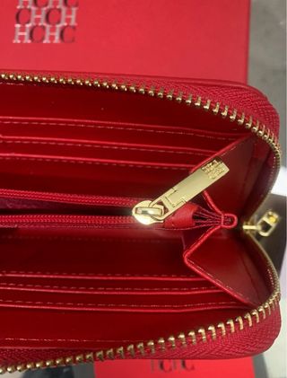 Cartera Carolina Herrera Roja Sin Estrenar