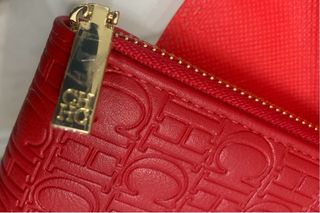 Cartera Carolina Herrera Roja Sin Estrenar