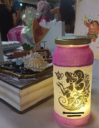 Farol Disney Hecho a Mano Farolillo con luz