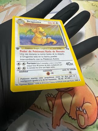 Dragonite Fossil FO 04 Holo EX+/NM