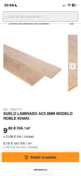 Tarima Lamikron Roble Khaki AC5 8mm