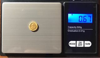 100 Pesetas Oro 8k Miniatura 1966 + Regalo