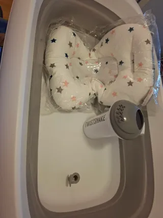 Bañera Plegable Twistshake Gris