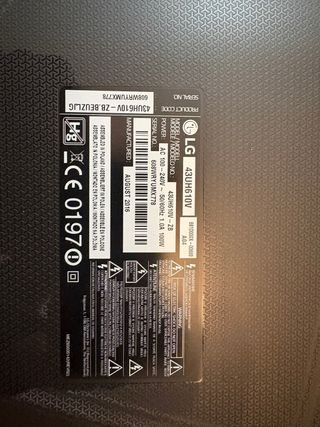 Televisor LG 43 Negro