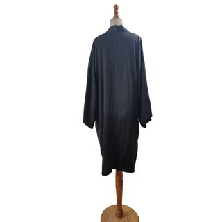Muji/ Kimono haori negro 100% lyocell M-XL