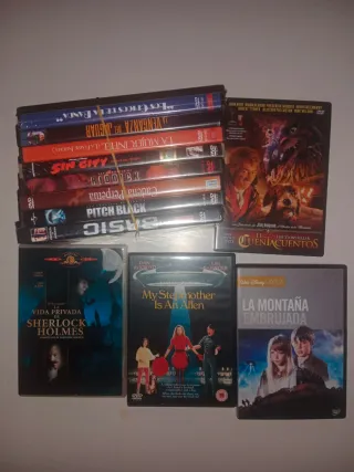 Lote 10 DVDs: Acción, Crimen, Sci-Fi, Terror