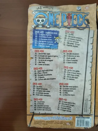 3 DVD One Piece Prima Edizione