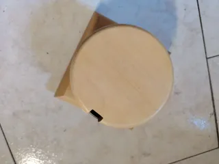 Porta formaggio in legno e ceramica