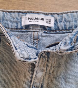 Falda vaquera Pull&Bear azul