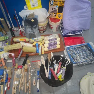 Lote pintura profesional, 5 rodillos