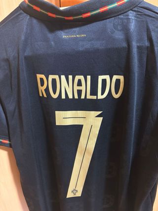 Camiseta Portugal Puma Negra