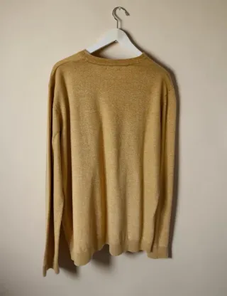 Lote 2 jerseys Cortefiel XXL mostaza y coral