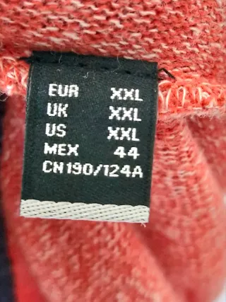 Lote 2 jerseys Cortefiel XXL mostaza y coral