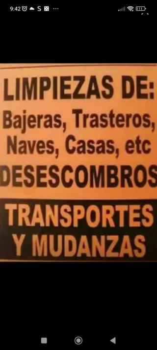 Se hacen portes, mudanzas , vaciados e.ct