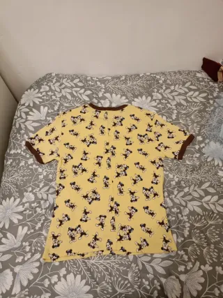 Camiseta Zara Harry Lambert Mickey Mouse Amarilla