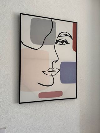 Set di 2 quadri decorativi astratti